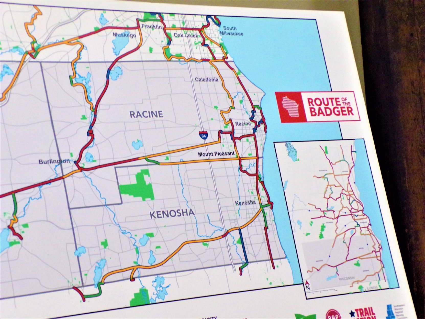 Route of the Badger Trail Network